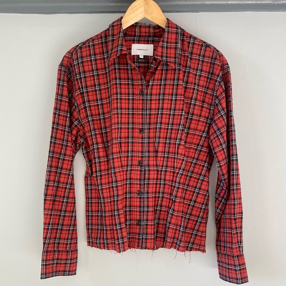 Current Elliott Plaid Tella Shirt - Picture 2 of 7